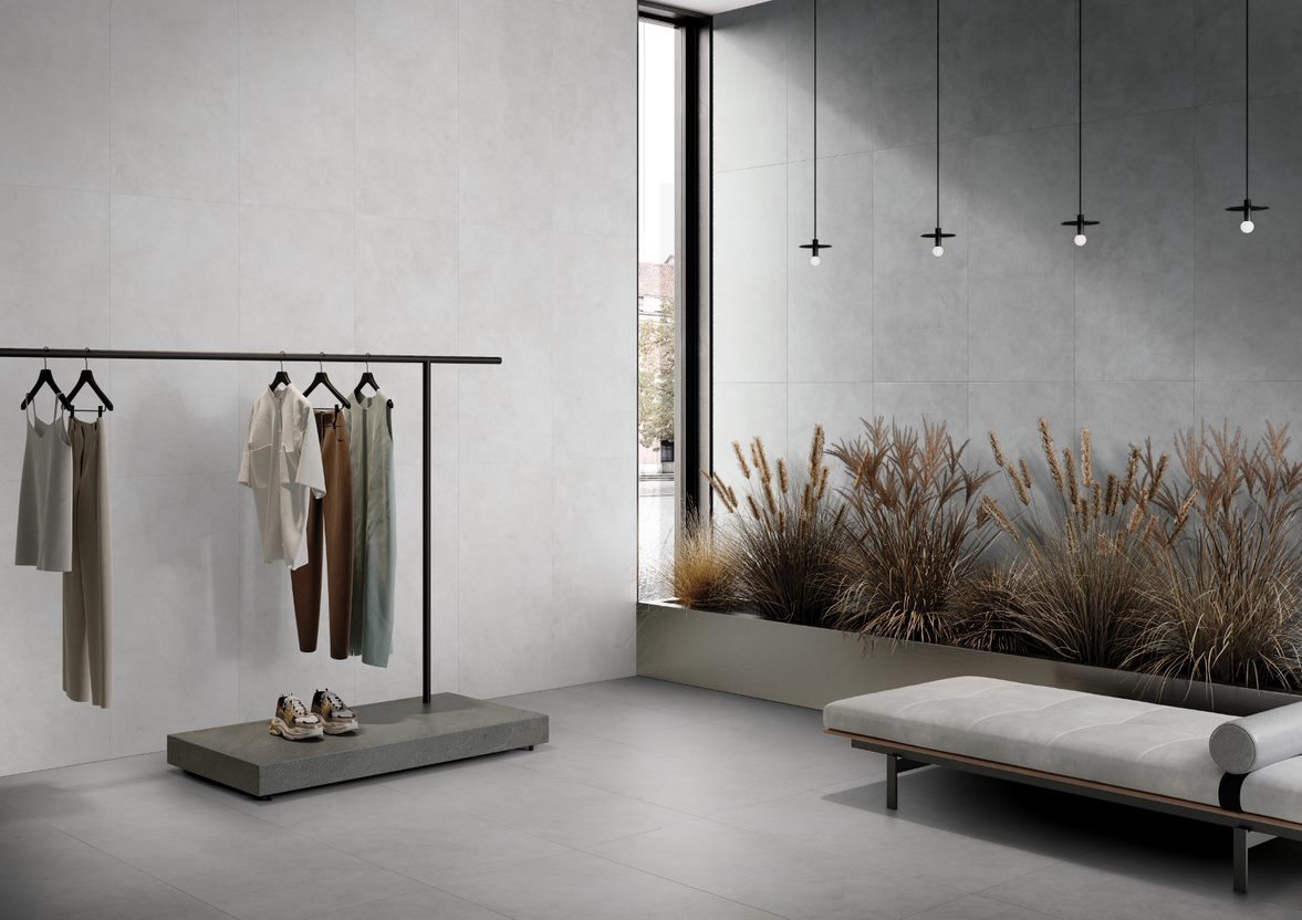 Керамический гранит Vitra MicroCement Серый матовый 60х60 K947812R