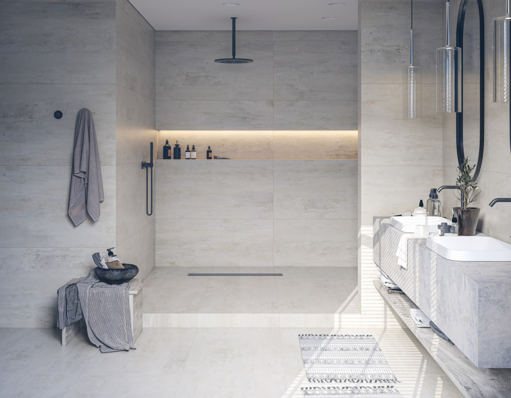 Керамический гранит Kerranova Elevator бежевый K-2010/MR  матовый 60х60