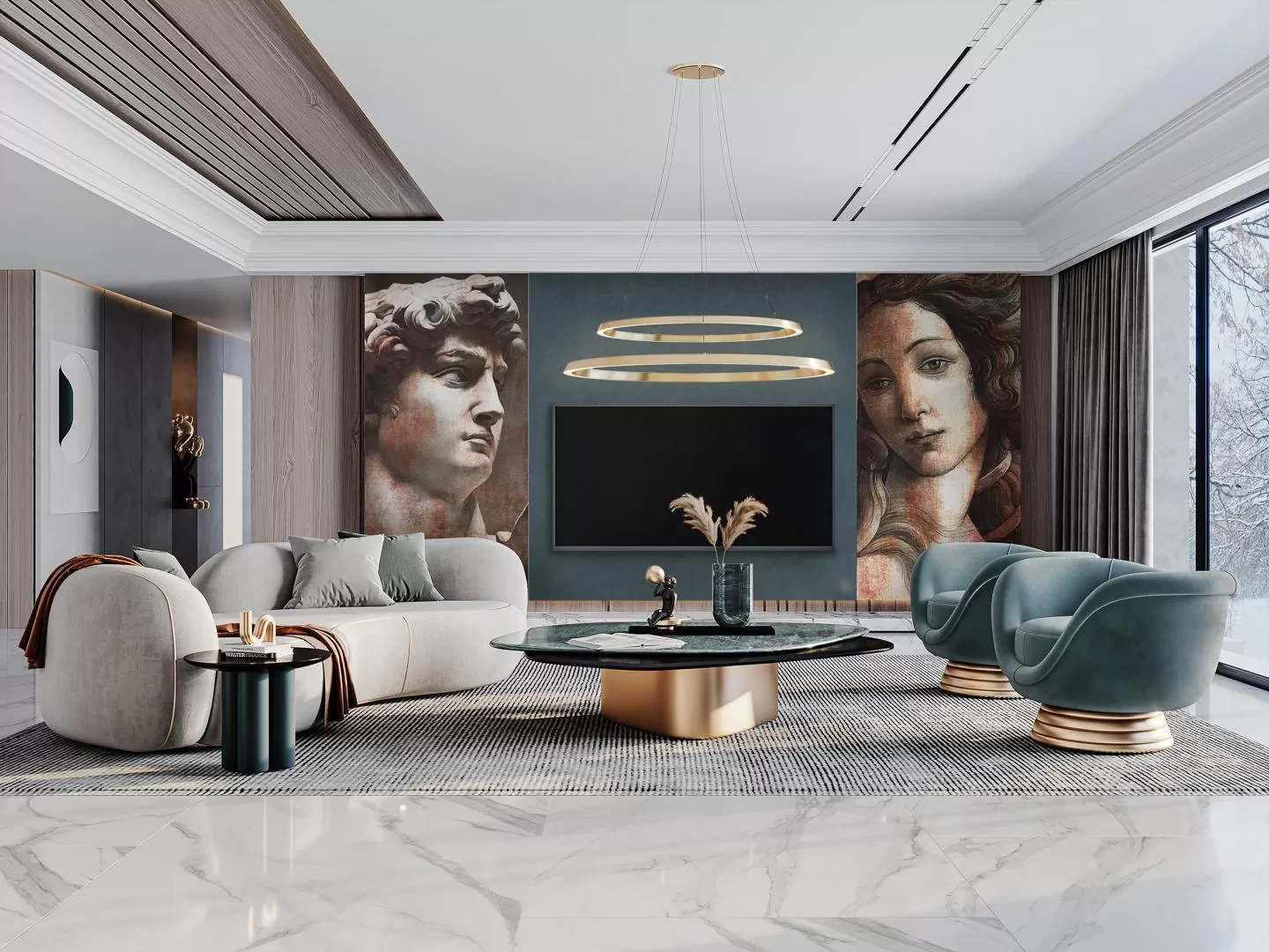 Керамический гранит Kerama Marazzi Давид 1 VT\A564\SG591820R матовый обрезной 119,5х238,5 (ст.арт. VT/A564/SG5918R)