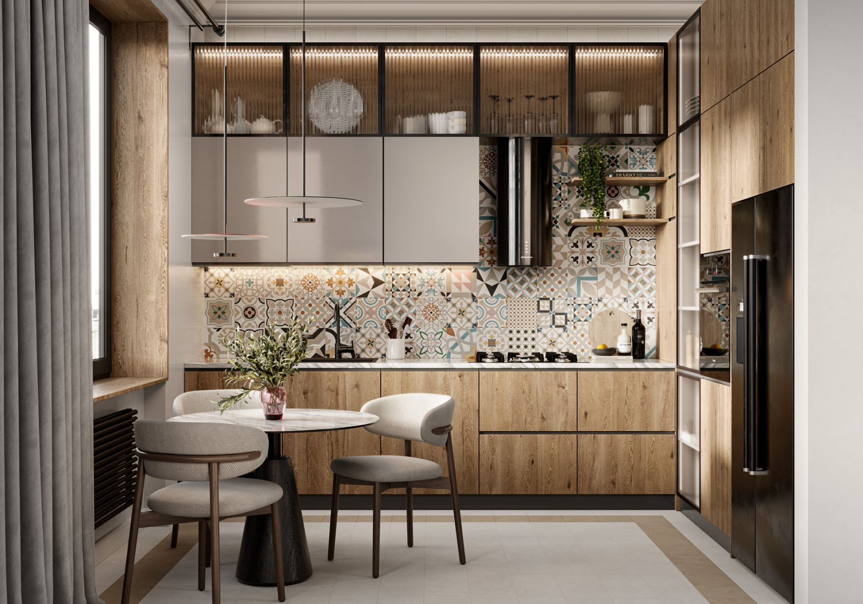 Керамический гранит New Trend Design Mix 3 GP2020DMX11 матовый 20x20