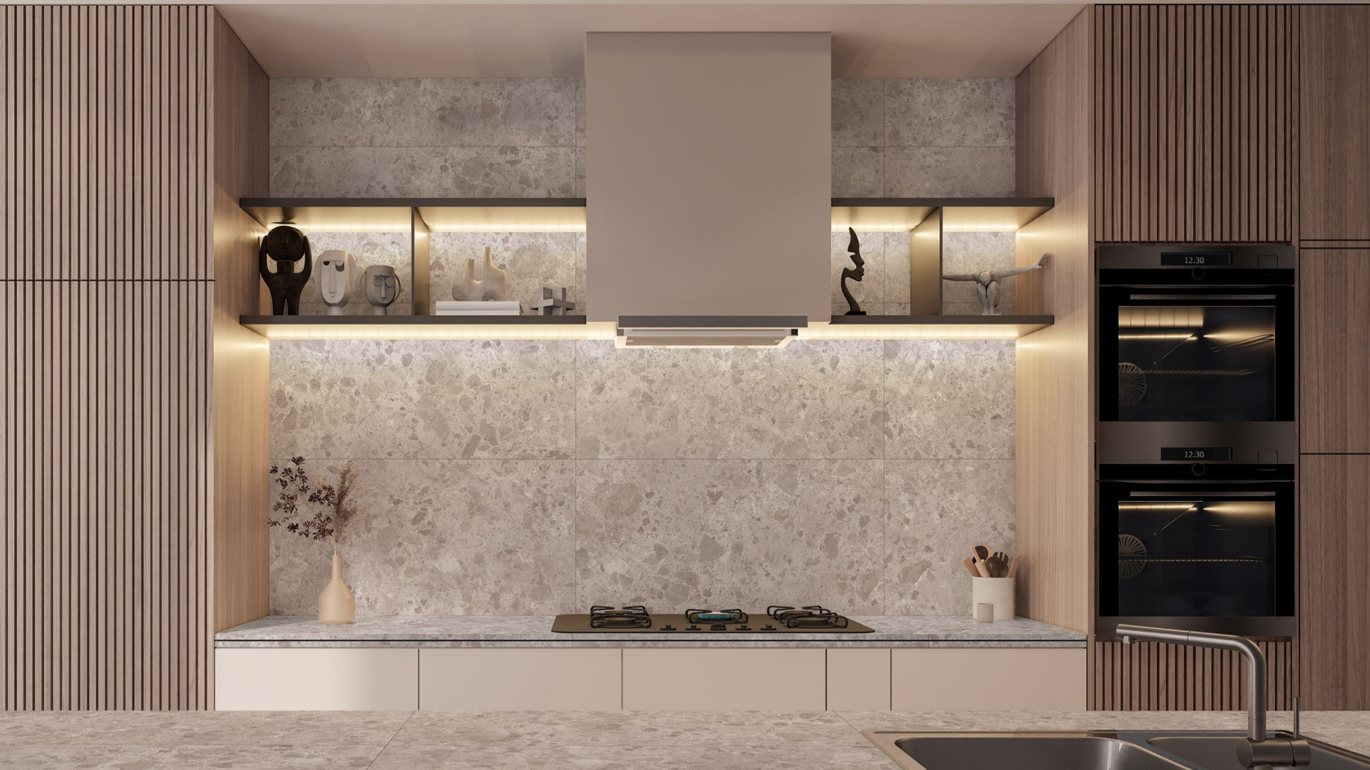 Ступень Estima Грано Серый GR02 30x120x9 неполированная (с насечками) в Уфе — купить с доставкой | Nova