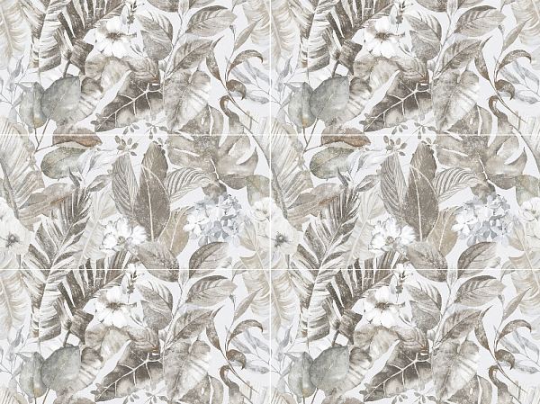 Керамический гранит Elite Flower Decor A+B Matt 2 шт в комплекте 60x120 5мм в Уфе — купить с доставкой | Nova