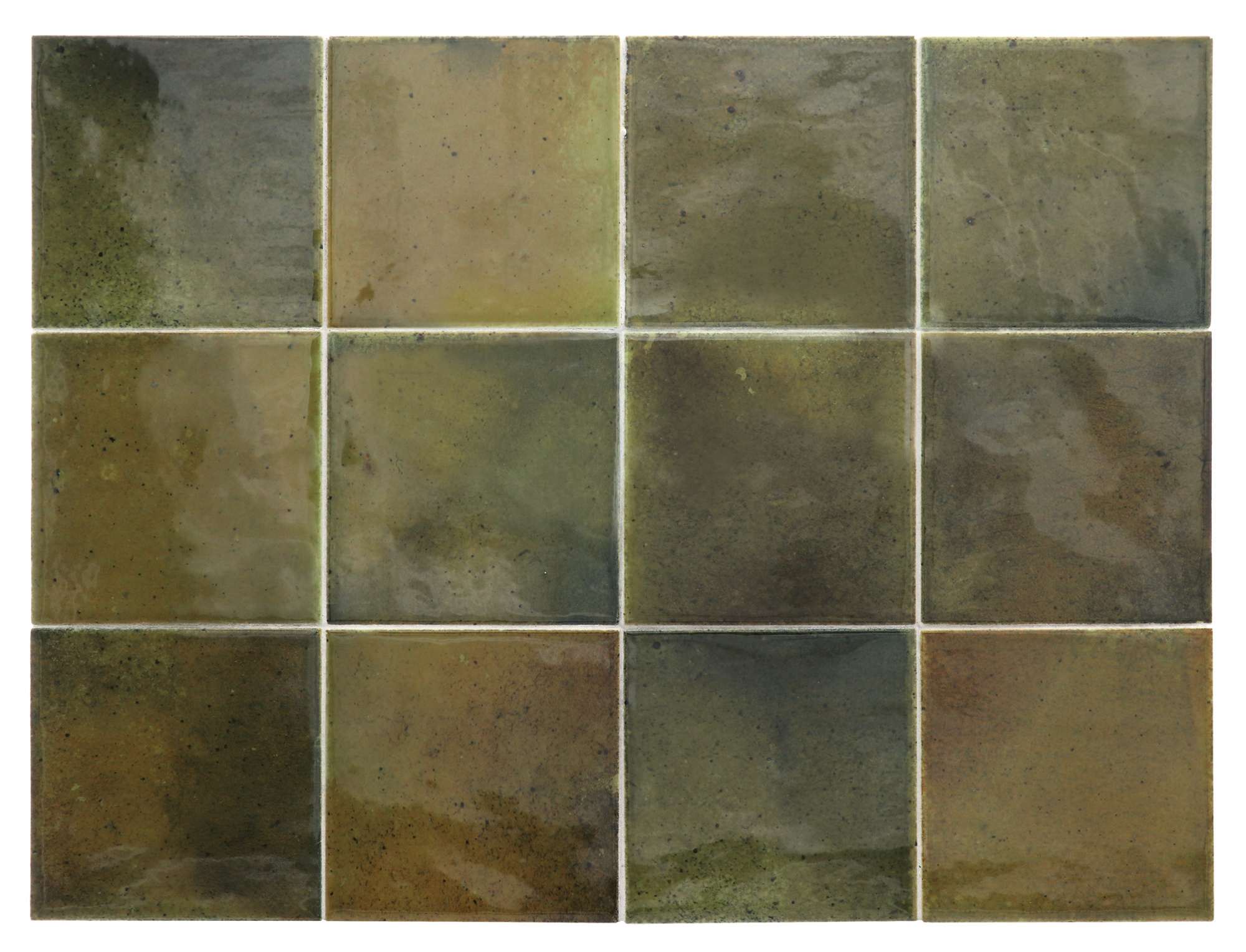 Плитка керамическая настенная 30014 HANOI Wild Olive 10x10 см (98 кор./палл.) 30014 в Уфе — купить с доставкой | Nova