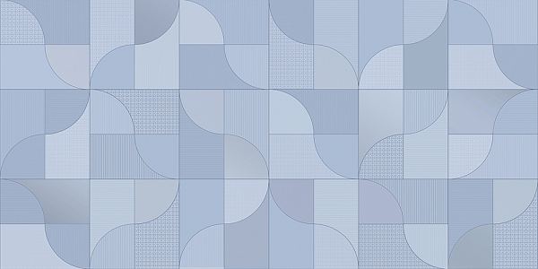 Керамический декор Colores Geometrico Celeste в Уфе — купить с доставкой | Nova