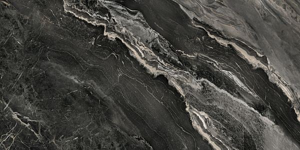 Керамический гранит Artkera Group Karpaty Marble black полированная 60х120 60120KRT99P в Уфе — купить с доставкой | Nova
