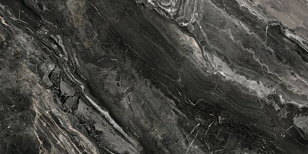 Керамический гранит Artkera Group Karpaty Marble black полированная 60х120 60120KRT99P в Уфе — купить с доставкой | Nova