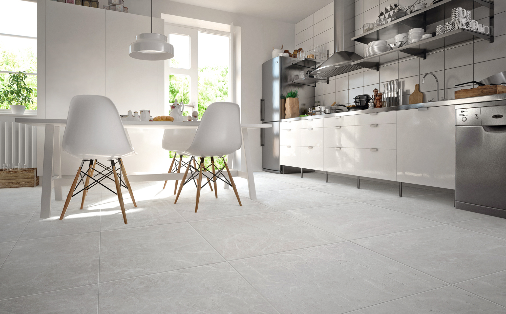 Керамический гранит Гранитея Увильды G363MR серый матовый 600х600x10