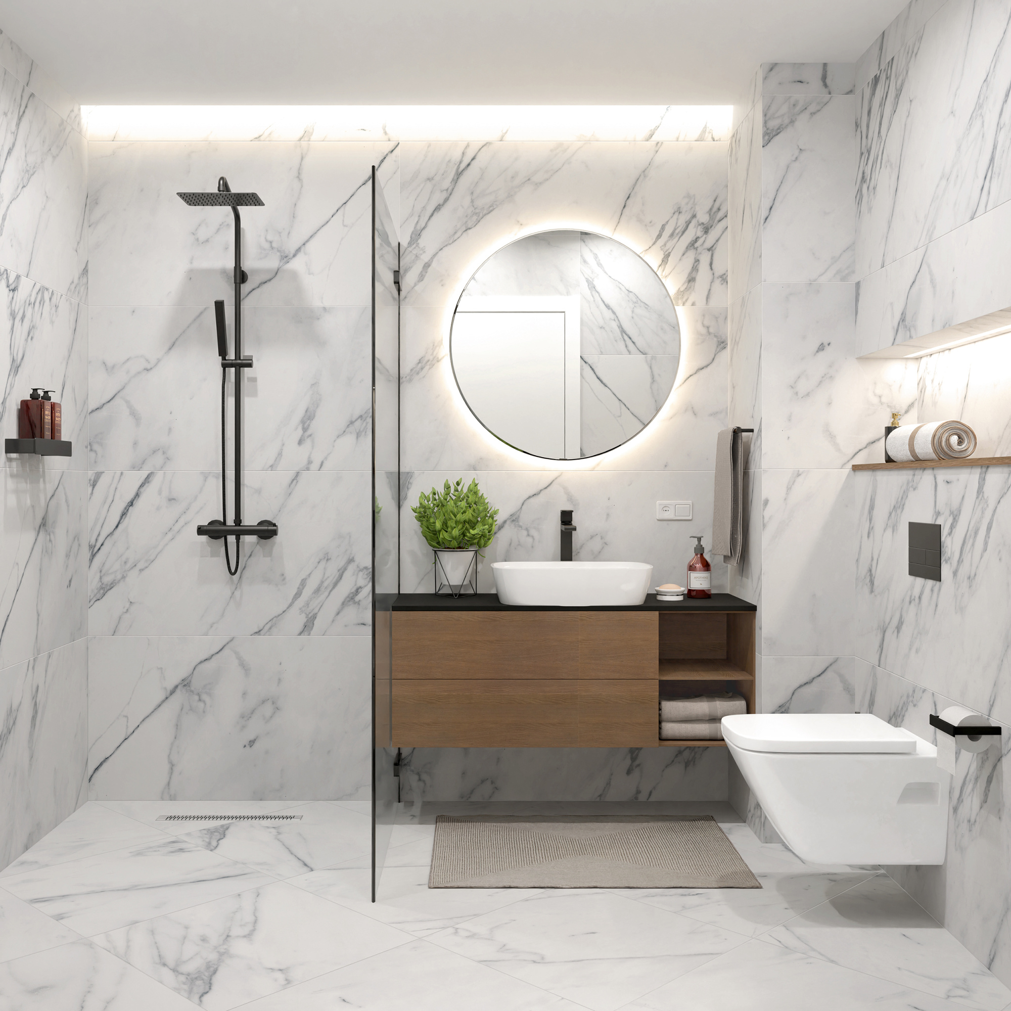 Керамический гранит Гранитея Пайер G283MR серый матовый 1200x600x10