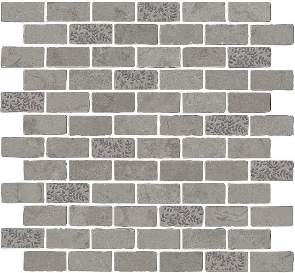 Керамогранитная мозаика Kerama Marazzi Про Лаймстоун Антика MBD010 2 серый матовый  32х30 в Уфе — купить с доставкой | Nova