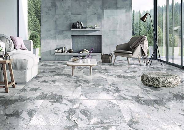 Керамический гранит Maimoon Ceramica Glossy Franch Grey PG  60x60 в Уфе — купить с доставкой | Nova