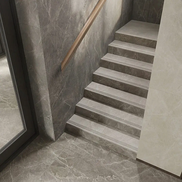 Керамический гранит Kerama Marazzi Эстерель KM6012G0821R серый матовый обрезной 60x119,5x0,9 в Уфе — купить с доставкой | Nova