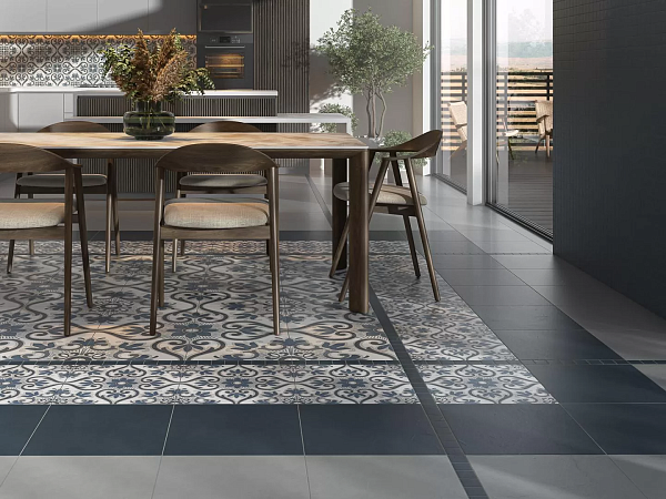 Керамический гранит Kerama Marazzi Про Чементо DD173000R серый матовый обрезной 40.2х40.2 в Уфе — купить с доставкой | Nova