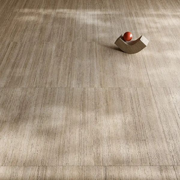 Керамический гранит Kerama Marazzi Про Травертин KM6012G1081R20 бежевый темный матовый обрезной 60x119,5x2 в Уфе — купить с доставкой | Nova