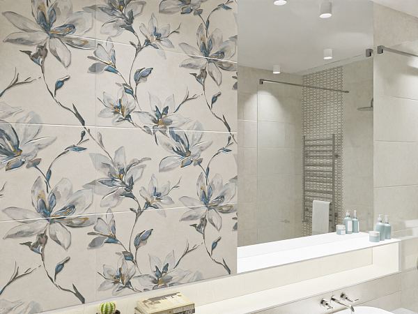 Керамическое панно Azori Palladio 63,0 х 63,0 из частей 31,5 х 63,0 в Уфе — купить с доставкой | Nova