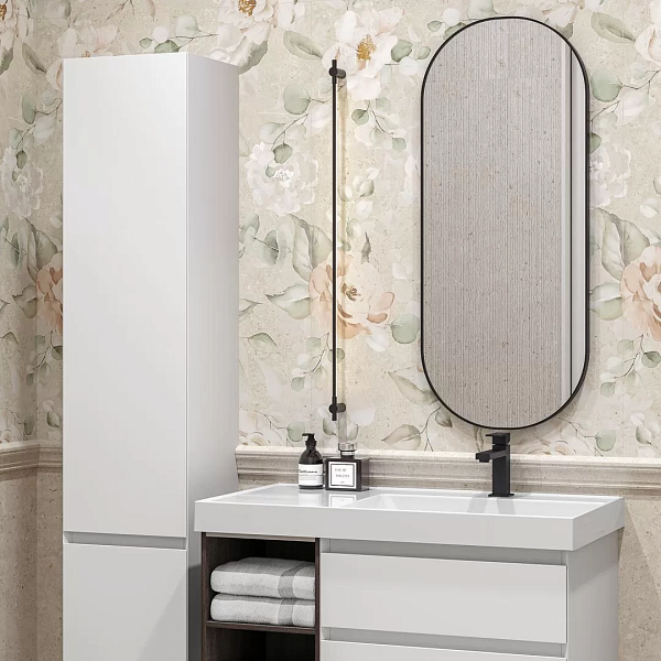 Керамический бордюр Kerama Marazzi Риккарди BLF011R бежевый матовый структура обрезной 40x7,3 в Уфе — купить с доставкой | Nova