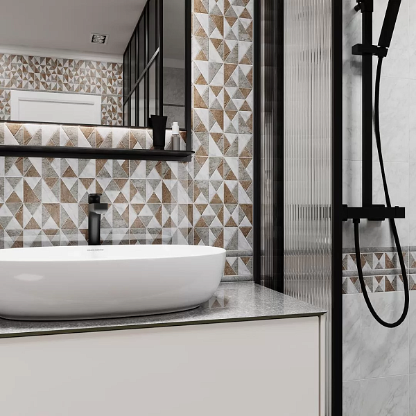 Керамический декор Kerama Marazzi Каприччо OS\A308\SG1609N матовый 40,2х40,2 в Уфе — купить с доставкой | Nova