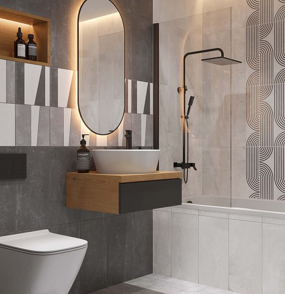 Керамический декор Axima Бордо D 25x50 в Уфе — купить с доставкой | Nova