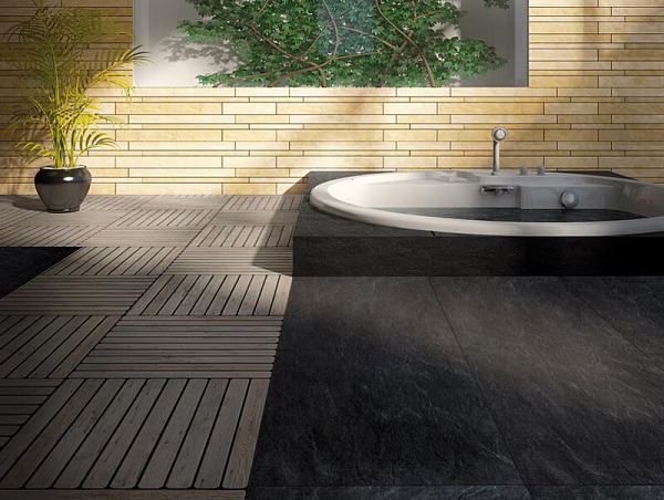 Керамический гранит Seranit RIVERSTONE BLACK MATT 60х120 в Уфе — купить с доставкой | Nova