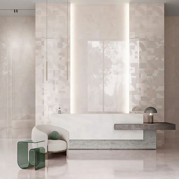 Керамическая плитка Kerama Marazzi Сен-Тропе KM6012B0350R розовый светлый глянцевый обрезной 60x119,5x0,9 в Уфе — купить с доставкой | Nova