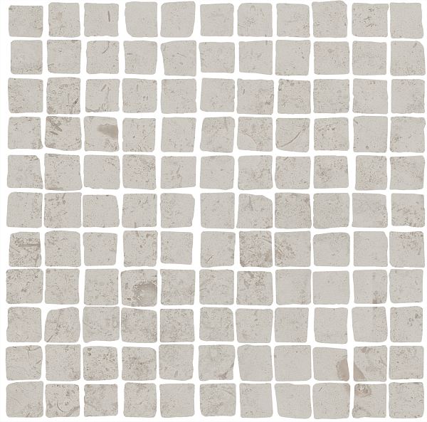 Керамогранитная мозаика Kerama Marazzi Про Лаймстоун Спакко MBS003 серый светлый матовый 20х20 в Уфе — купить с доставкой | Nova