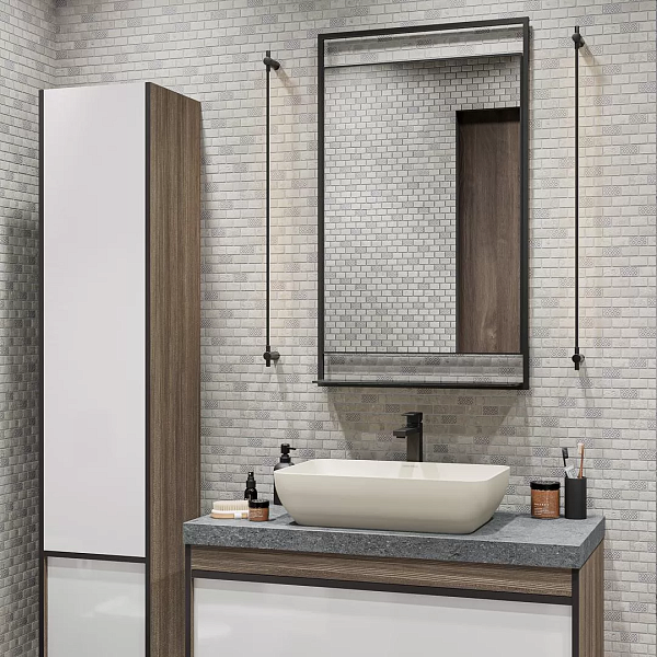 Керамогранитная мозаика Kerama Marazzi Про Лаймстоун Антика MBD011 3 серый матовый  32х30 в Уфе — купить с доставкой | Nova