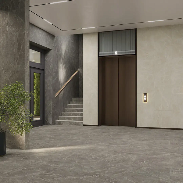 Керамический гранит Kerama Marazzi Эстерель KM6060G0481R бежевый светлый матовый обрезной 60x60x0,9 в Уфе — купить с доставкой | Nova