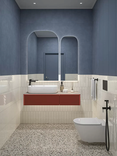 Керамическое панно Kerama Marazzi Мажорель KMP3STA001RN6X белое глянцевое (из 6 частей 6х28.5) 36x28.5 в Уфе — купить с доставкой | Nova