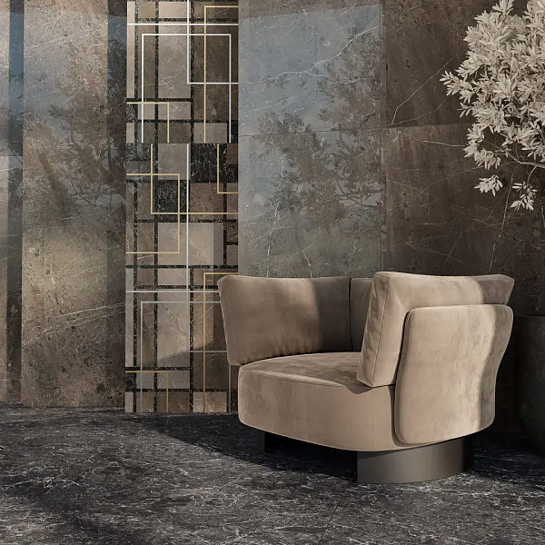 Керамический гранит Kerama Marazzi Марсель KM6060G0971R черный матовый обрезной 60x60x0,9 в Уфе — купить с доставкой | Nova