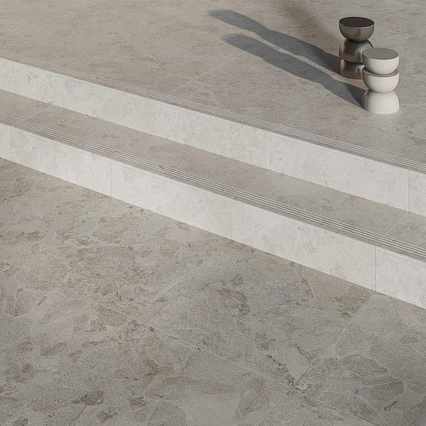 Керамический гранит Kerama Marazzi Сплит KM6012G1411R8 серый матовый обрезной 60x119,5x0,8 в Уфе — купить с доставкой | Nova