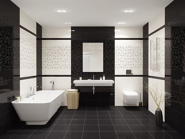 Керамический декор Azori Vela Nero Stella 20,1x50,5 в Уфе — купить с доставкой | Nova
