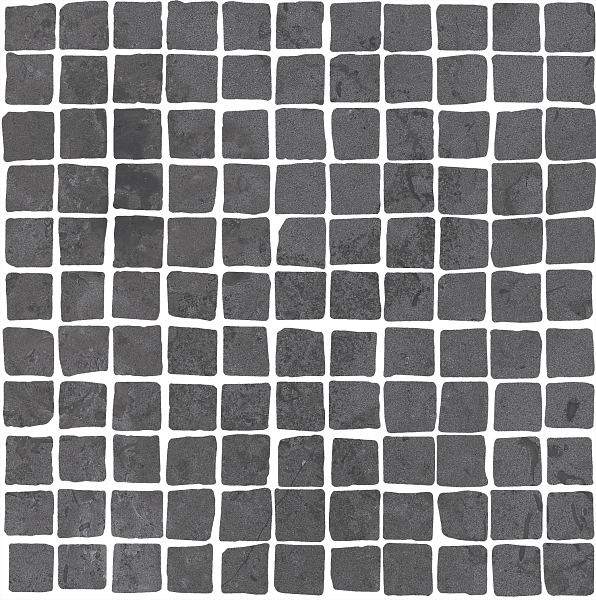 Керамогранитная мозаика Kerama Marazzi Про Лаймстоун Спакко MBS001 серый темный матовый 20х20 в Уфе — купить с доставкой | Nova