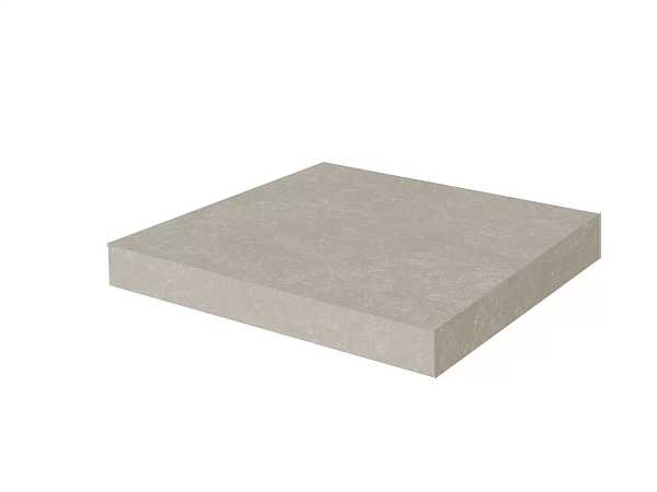 Керамическая ступень Kerama Marazzi Касабланка KM6012G0201RGCA клееная угловая HP серая светлая матовая обрезная 33x33x0.9 в Уфе — купить с доставкой | Nova