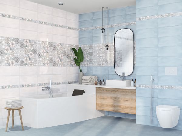 Керамическая плитка Azori Nuvola Light 20,1x50,5 в Уфе — купить с доставкой | Nova