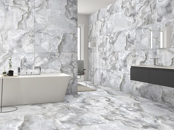 Керамический гранит Primavera Honey Onyx Bianco 60х120 NR221 матовый в Уфе — купить с доставкой | Nova