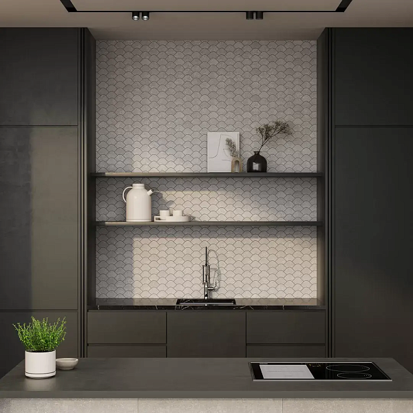 Керамический декор Kerama Marazzi Касабланка KMD2HID003BR наборный бежевый светлый матовый обрезной 30x25x0.9 в Уфе — купить с доставкой | Nova