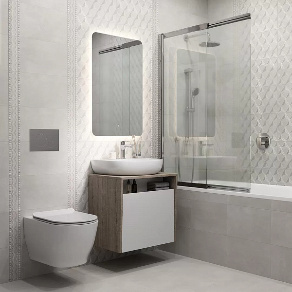 Керамический гранит Kerama Marazzi Корредо SG173900N серый светлый матовый 40,2х40,2 в Уфе — купить с доставкой | Nova