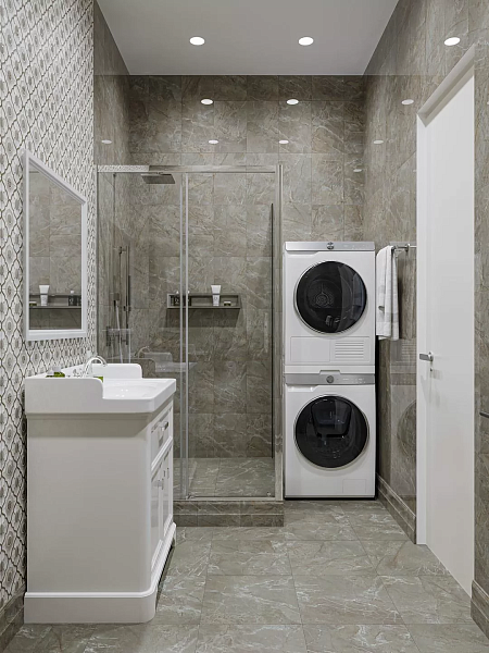 Керамическая плитка Kerama Marazzi Кантата 6431 серый глянцевый 25х40 в Уфе — купить с доставкой | Nova