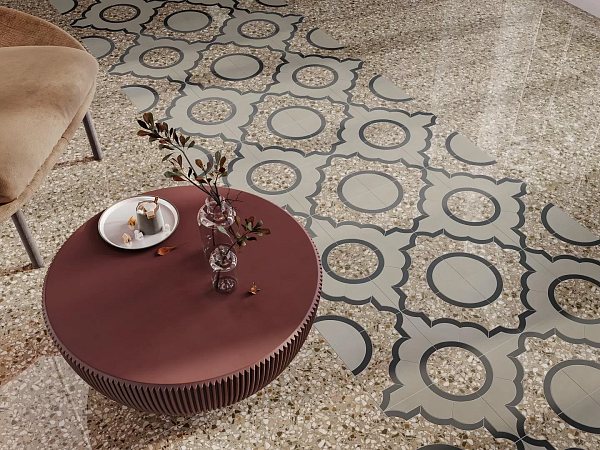 Керамический гранит Kerama Marazzi Бричиола SG653322R бежевый лаппатированный обрезной 60х60 в Уфе — купить с доставкой | Nova