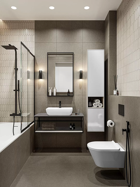Керамический гранит Kerama Marazzi Джиминьяно DD642522R коричневый лаппатированный обрезной 60х60 в Уфе — купить с доставкой | Nova
