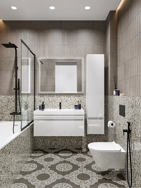 Керамическая плитка Kerama Marazzi Амстердам 26304 коричневый светлый матовый 6x28,5 в Уфе — купить с доставкой | Nova