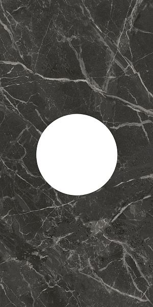 Керамический декор Kerama Marazzi ID160 Коррер черный наборный глянцевый обрезной 30х60 в Уфе — купить с доставкой | Nova