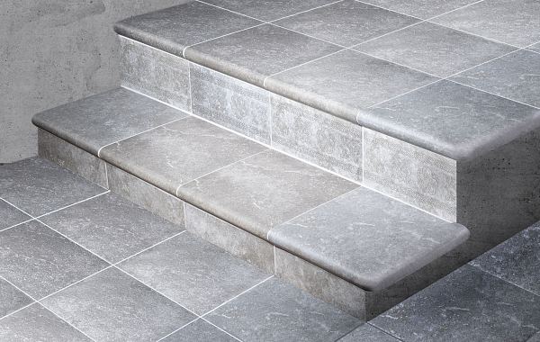 Ступень фронтальная EXAGRES Стоун PELDANO GRIS 33X33 в Уфе — купить с доставкой | Nova