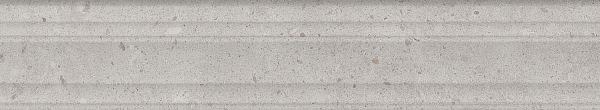 Керамический бордюр Kerama Marazzi Риккарди BLF010R серый светлый матовый структура обрезной 40x7,3 в Уфе — купить с доставкой | Nova