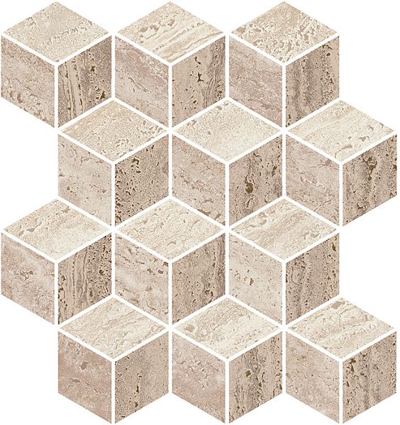 Керамическая мозаика Kerama Marazzi Про Травертин KMD2MSM019BR микс матовый обрезной 34,5x37x0,9 в Уфе — купить с доставкой | Nova