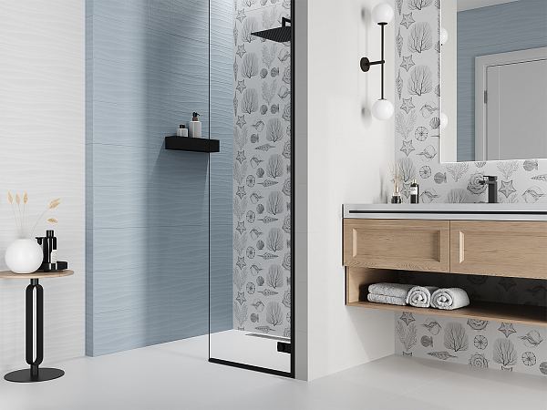 Керамическая плитка Gracia Сeramica Monocolor sugar blue wall 01 в Уфе — купить с доставкой | Nova