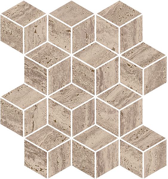 Керамическая мозаика Kerama Marazzi Про Травертин KMD2MSM017BR бежевый темный матовый обрезной 34,5x37x0,9 в Уфе — купить с доставкой | Nova