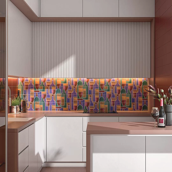 Керамическое панно Kerama Marazzi Карминьяно OS\A299\3X\15079 матовый 45x40 в Уфе — купить с доставкой | Nova