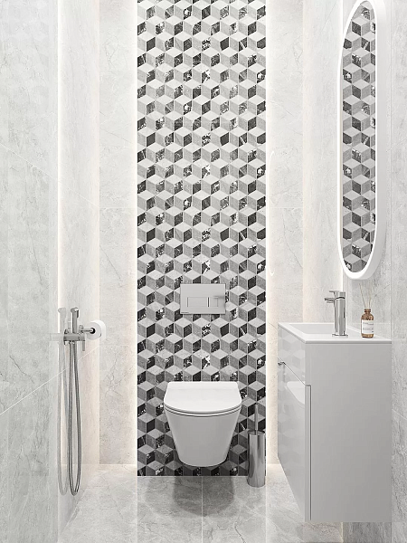 Керамический гранит Kerama Marazzi Риальто SG850490R дымчатый матовый обрезной 80x80 в Уфе — купить с доставкой | Nova