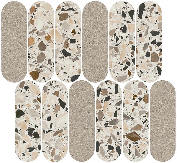 Керамический декор Kerama Marazzi Бричиола 2 ID140 наборный 30x32 в Уфе — купить с доставкой | Nova