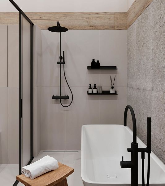 Керамический гранит Seranit RIVERSTONE GREY MATT 60х120 в Уфе — купить с доставкой | Nova